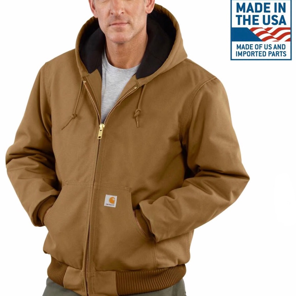 Carhartt J140 Quilted Flannel Duck Jacket